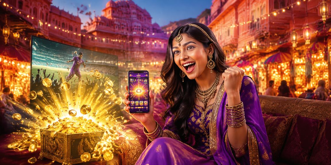 Mobile payments at a Jaipur night market for online betting